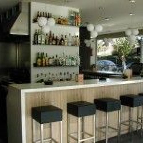 Interior local restaurant